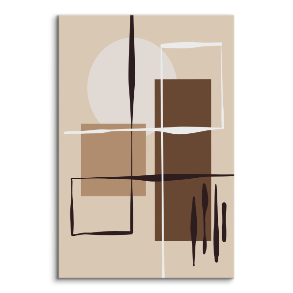 Obraz Figury Geometryczne W Stylu Boho 20x30cm