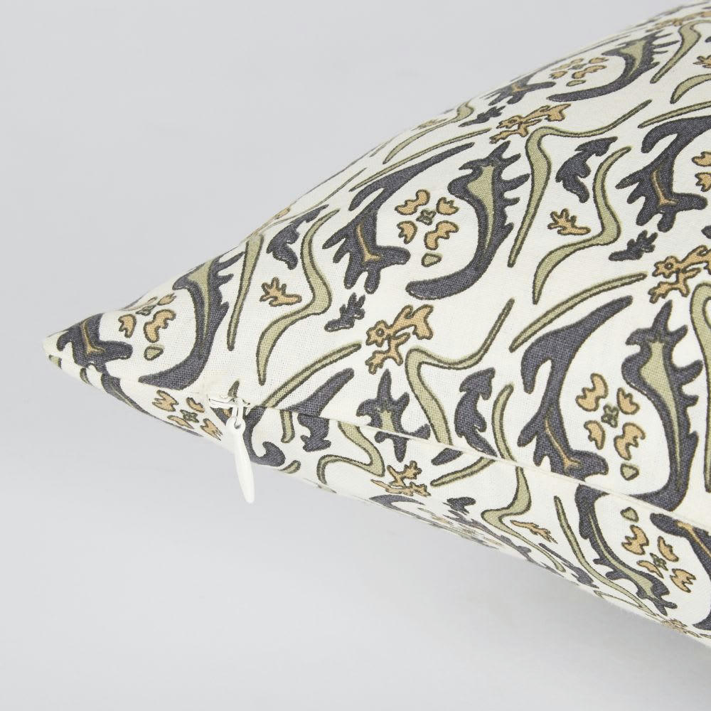 PALMANOVA - Coussin en coton imprimé multicolore 45x45