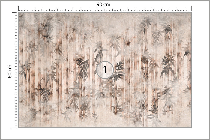 Fototapeta Abstrakcyjny Bambus 90x60cm