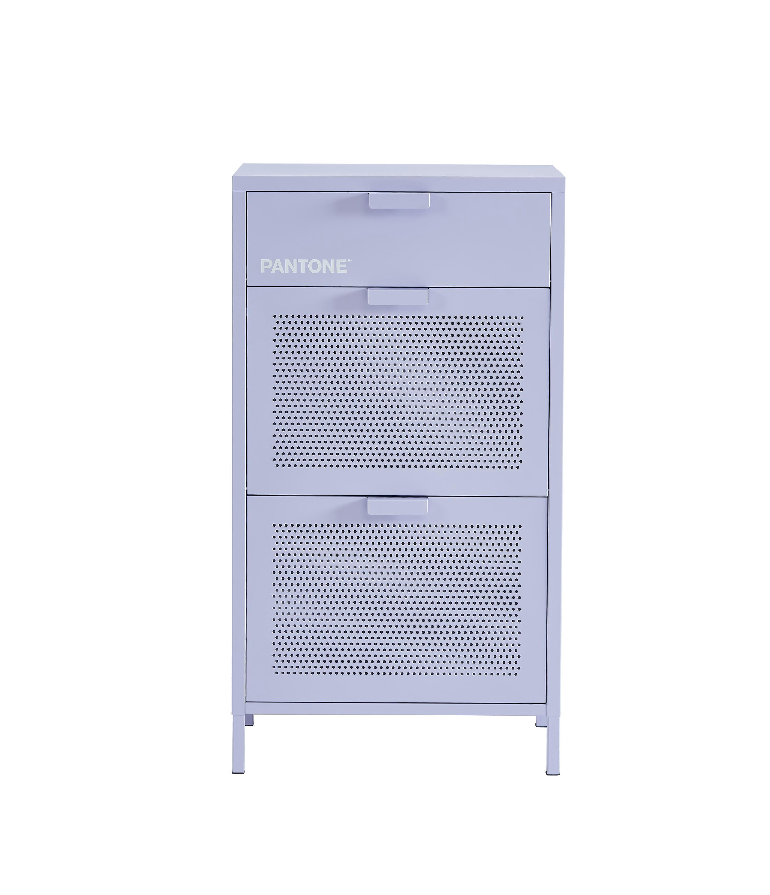 PANTONE - Meuble à chaussures  métal lilas 55cm