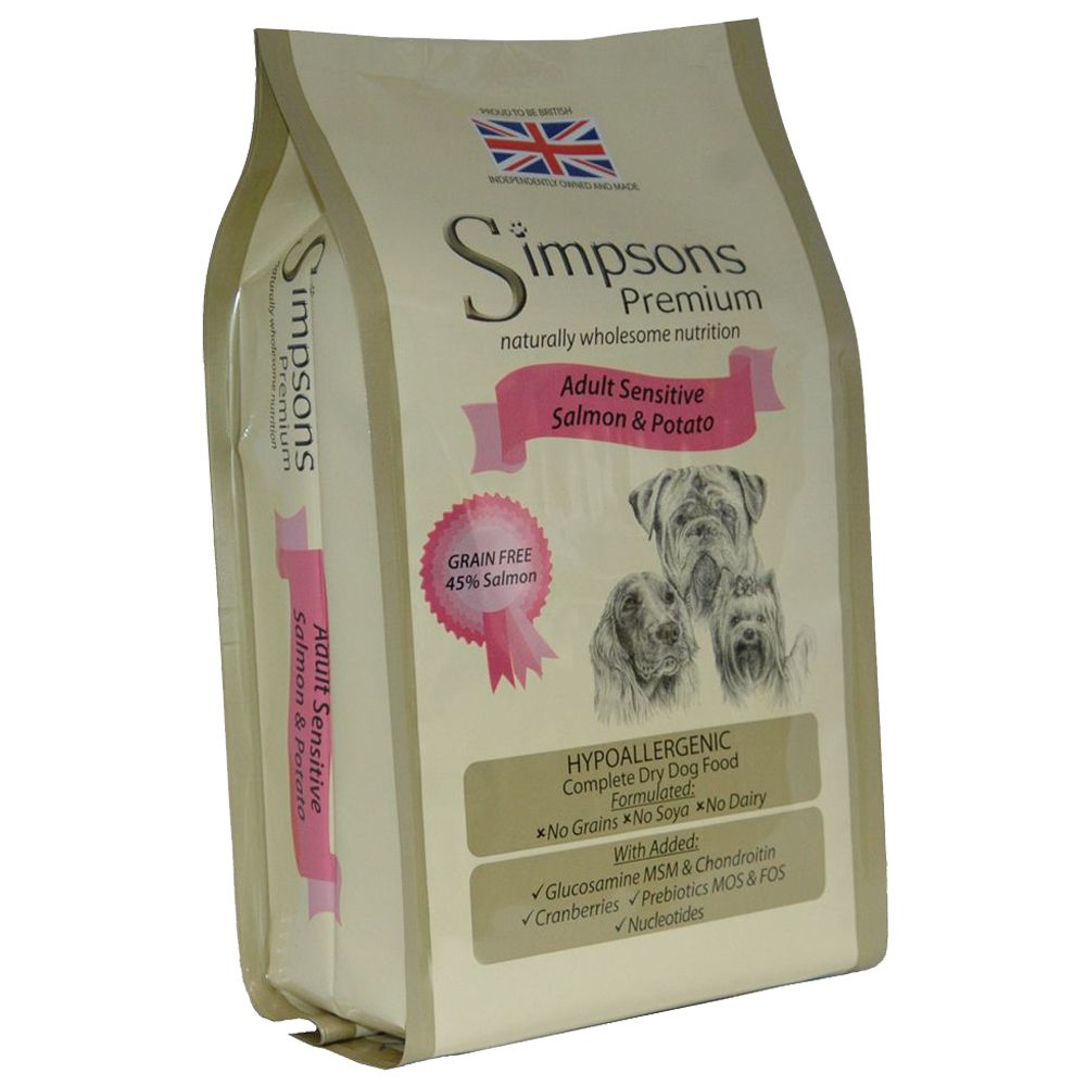 Simpsons Premium Dry Dog Food Economy Packs 2 x 12kg