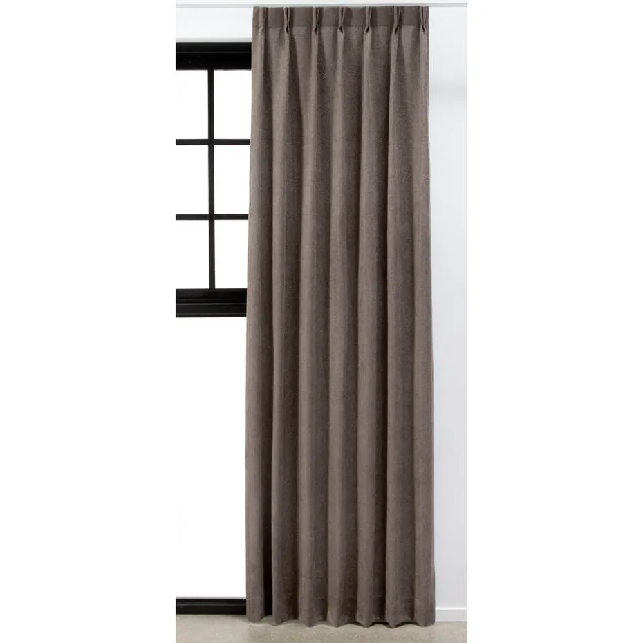 Kwantum Vouwgordijnen | Gordijnen | Gordijn Romy  Grijs