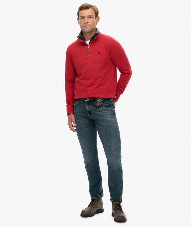 Preppy Half Zip Jumper