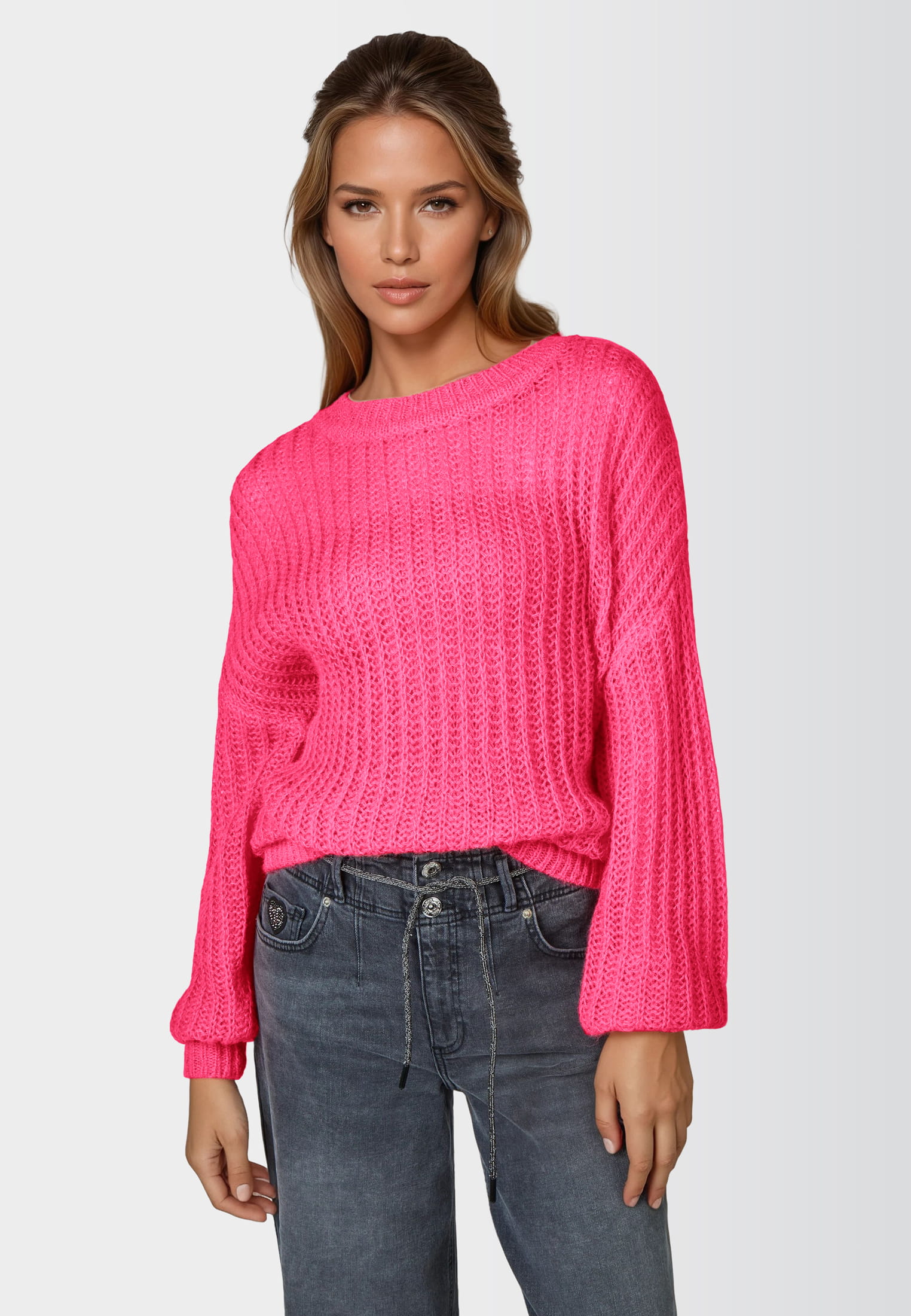 Pullover im lässigen Alpaka-Look