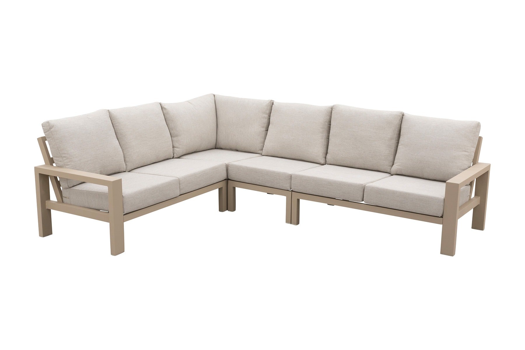 VDG Verano lounge hoekbank (4-delig) - Latte