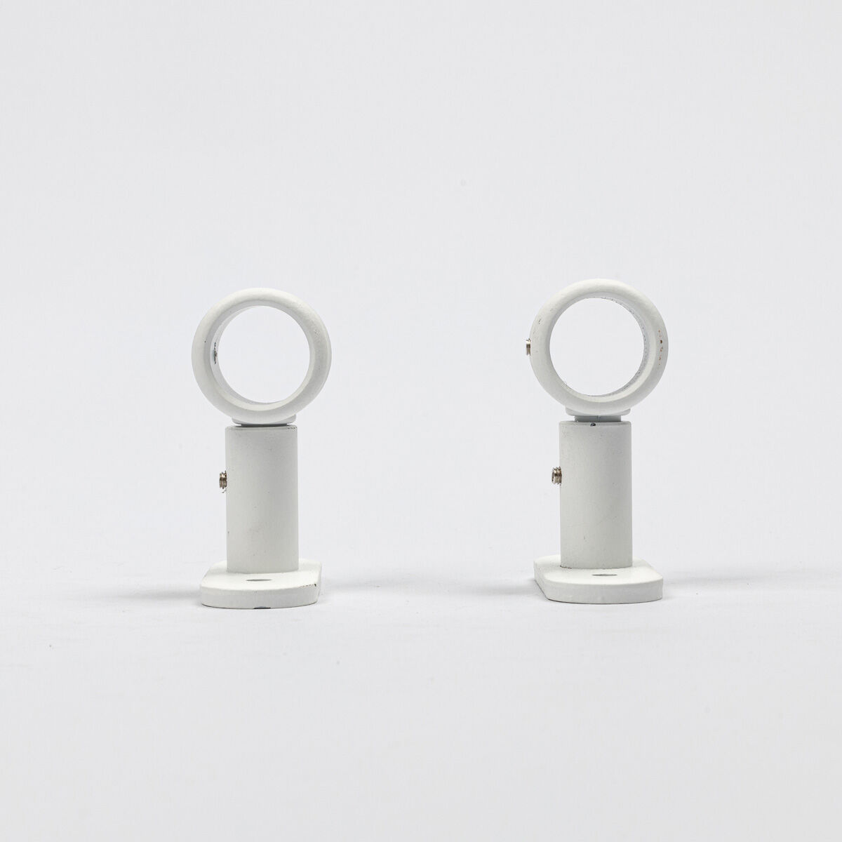 Conjunto 2 suportes varão branco