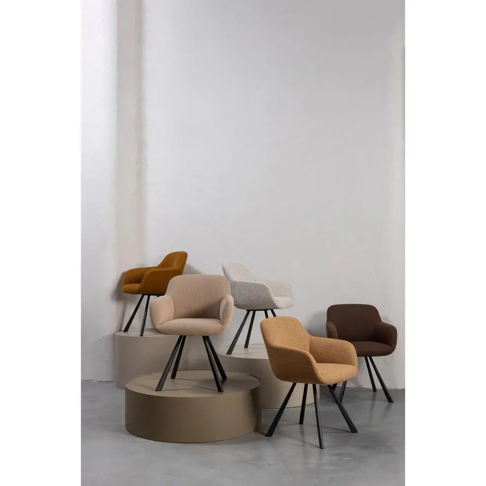 WOOOD Juno Eetkamerstoel - Mesh - Espresso - 79x58x58