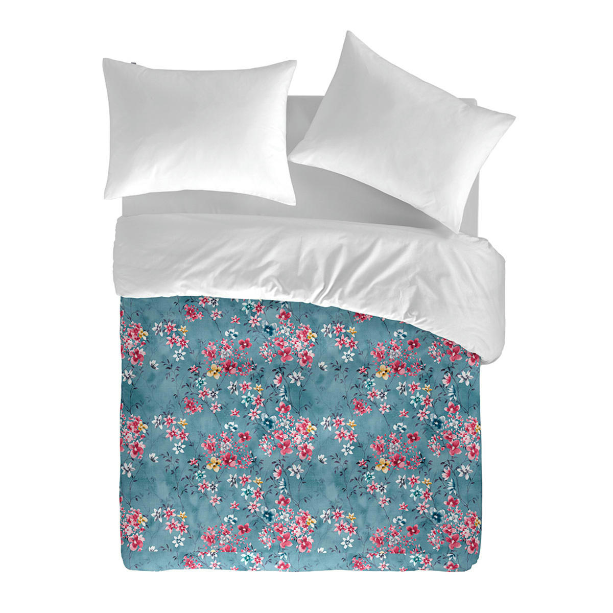 LINDSAY HDC - Housse de couette en coton bicolore 140x200