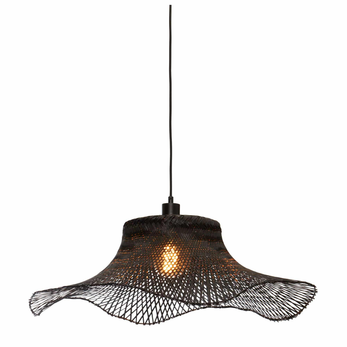 GOOD&MOJO hanglamp Ibiza - bruin - Ø65cm