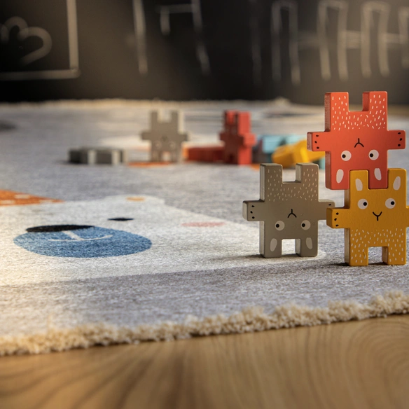 Kinder-Teppich »My Greta «, BxL: 115 x 170 cm, rechteckig, Baumwolle/Polyester