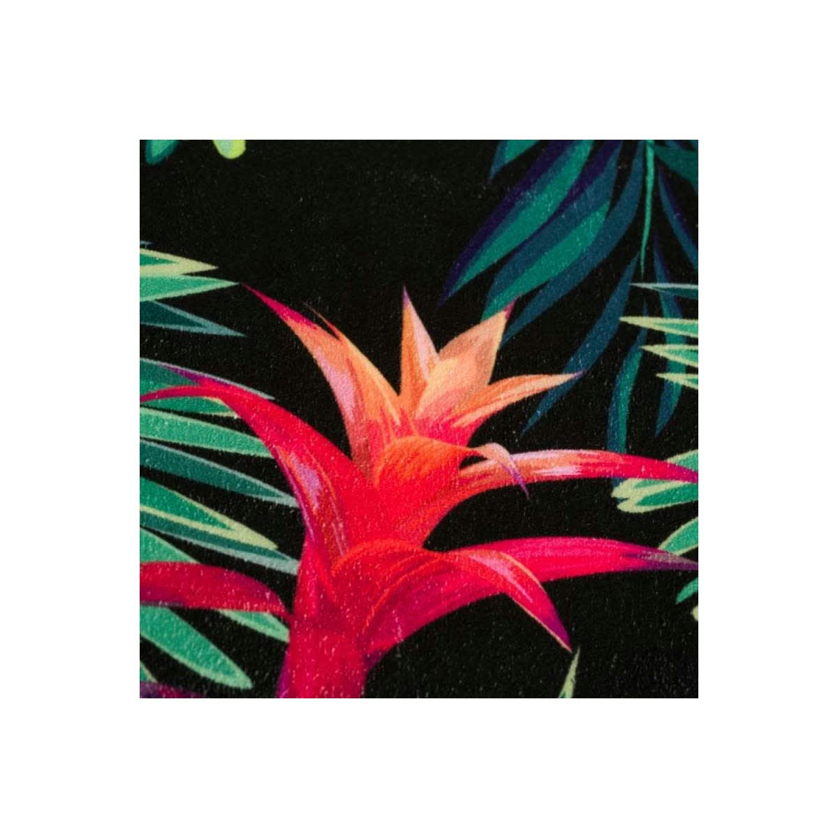 GUZMANIA - Tapis de bain microfibre feuillage 45x70cm