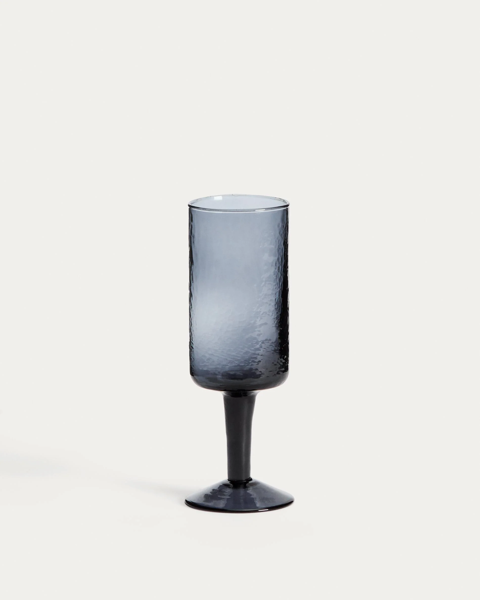 Obila wine glass made of blue recycled glass