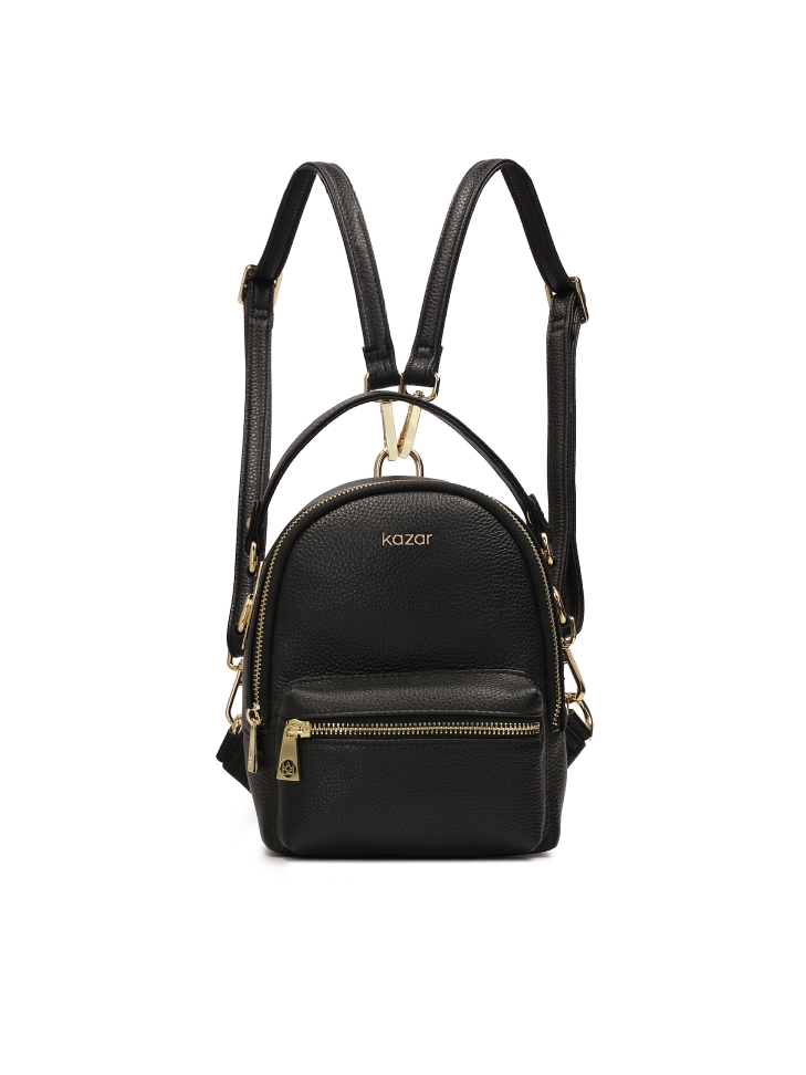 Small black backpack 2in1