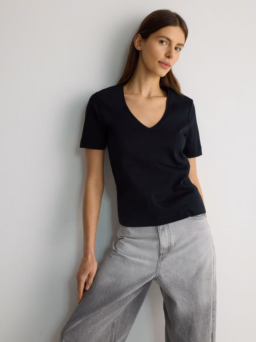 Mercerised Organic Cotton T-Shirt