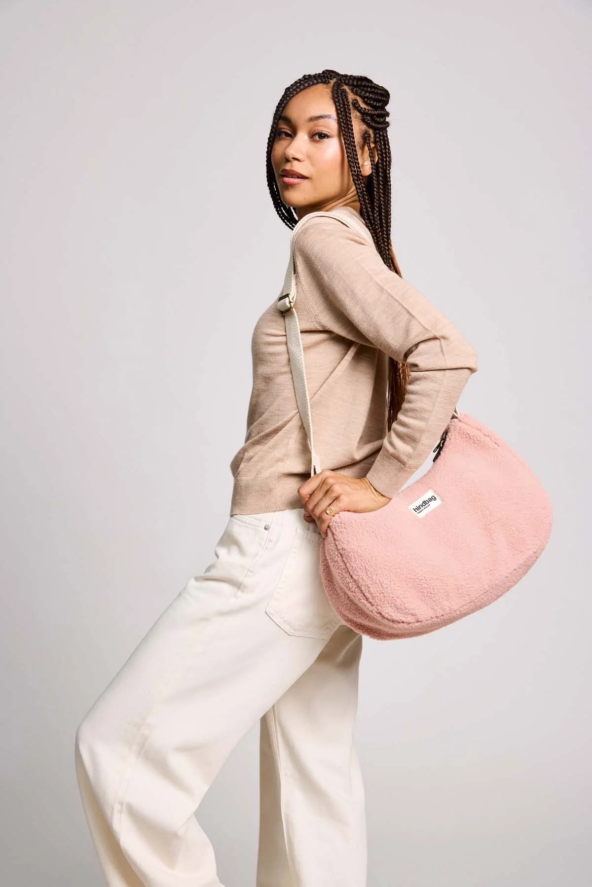 Sac Rosa Teddy Rose poudré