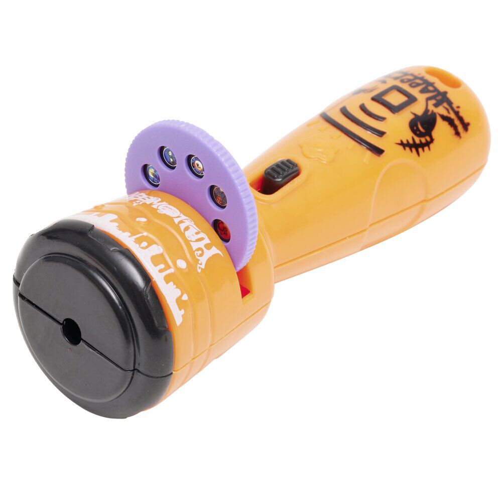 Lampe torche Halloween mini projecteur 3 disques 24 scènes