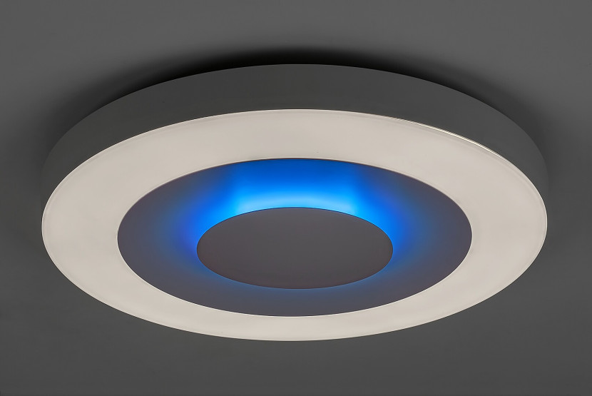 Plafon Calvin z pilotem okrągły biały LED 1x40W 50cm 3200lm IP20 Rabalux