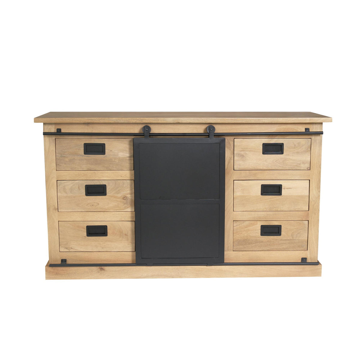 Starfurn Dressoir Fresno - Naturel Hout - 160x45x90cm