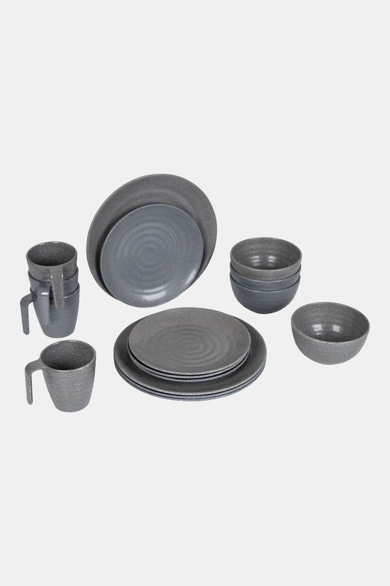 Bo-Camp Servies 100% Melamine 16-Delig Stone