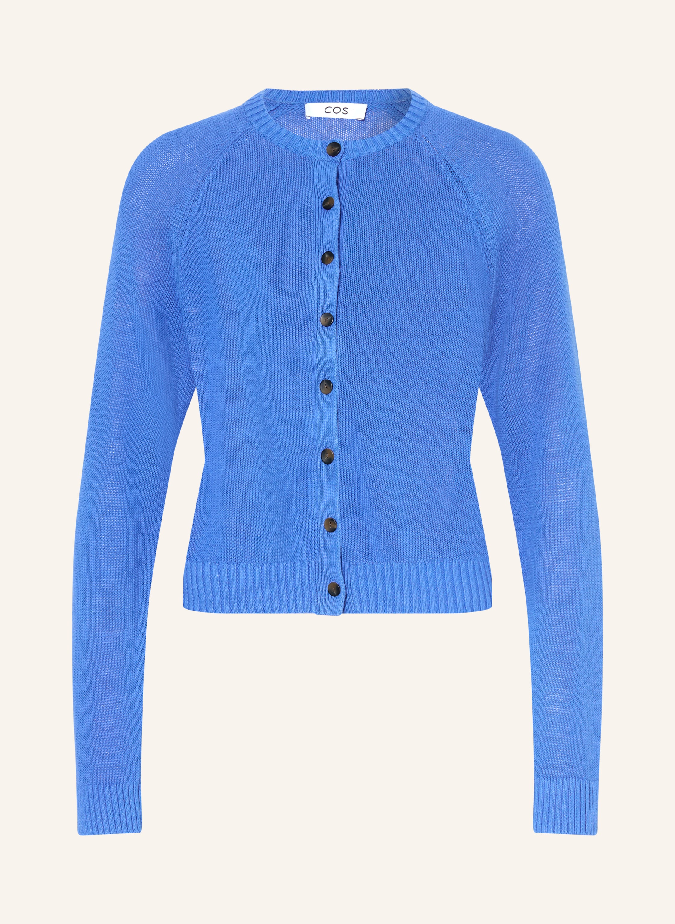 COS Strickjacke aus Leinen