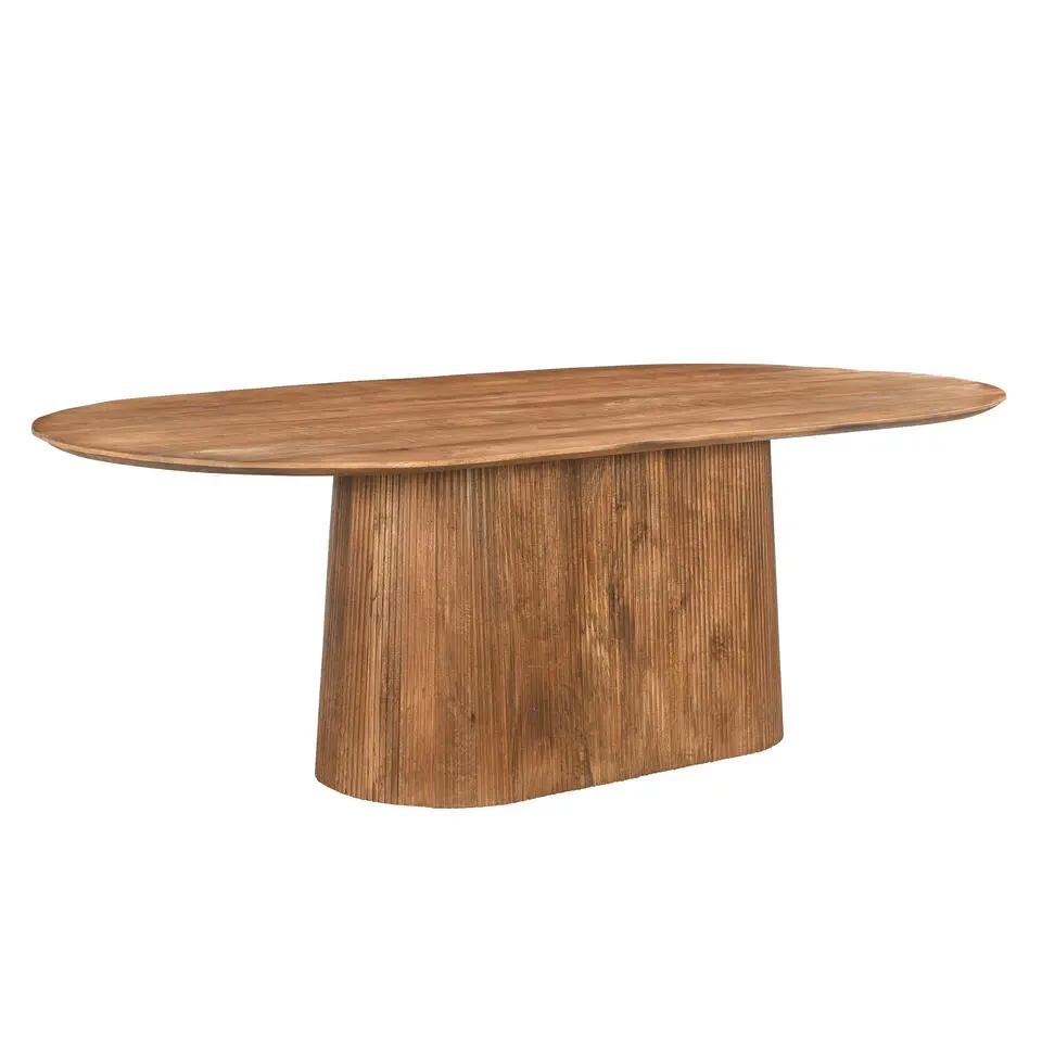 Livingfurn - Eetkamertafel Salvator 230cm - Mangohout