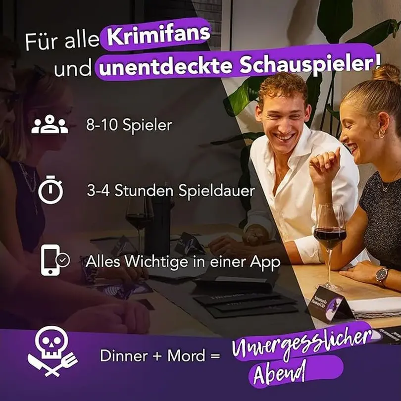 Party-Spiel Mörderische Dinnerparty