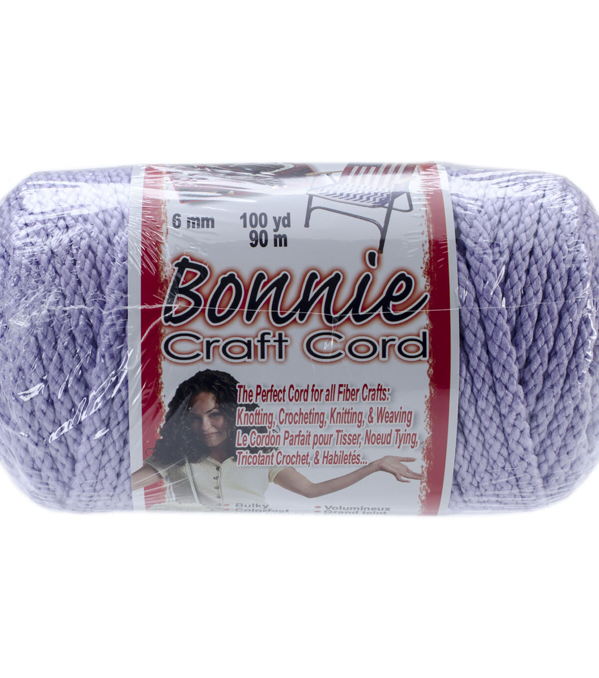 Pepperell Bonnie 100yds Macrame Braid Craft Cord 6mm