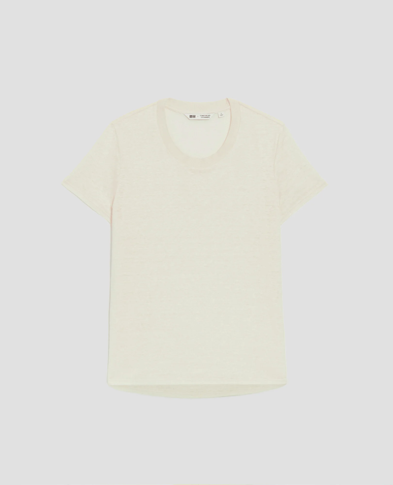 T-shirt col rond en lin AMANDINE