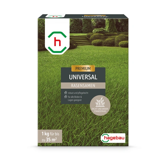 Rasen, Rasensamen Universalrasen 1,0Kg Karton für 35 m2