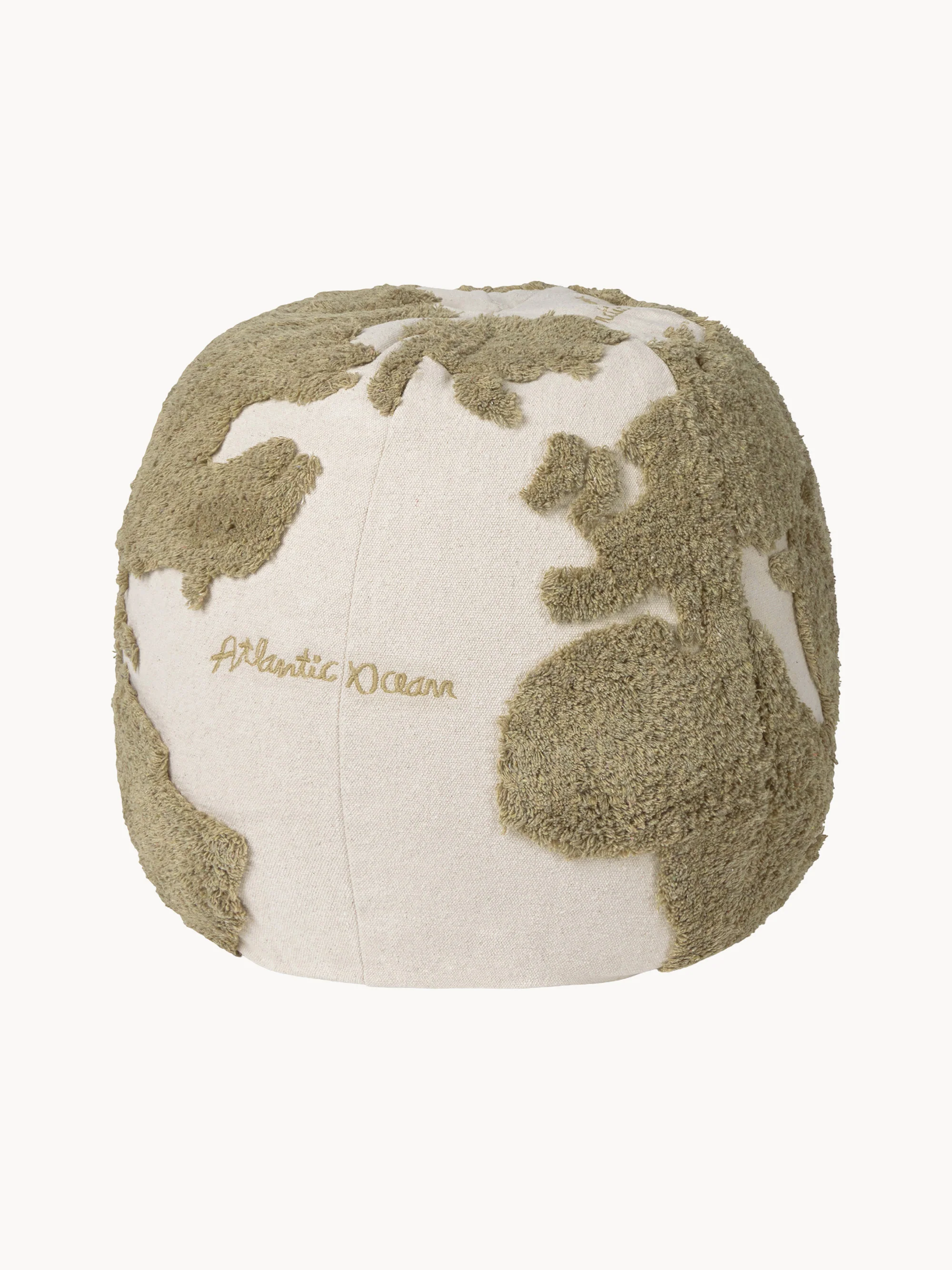 Handgefertigter Kinder-Pouf Back To School