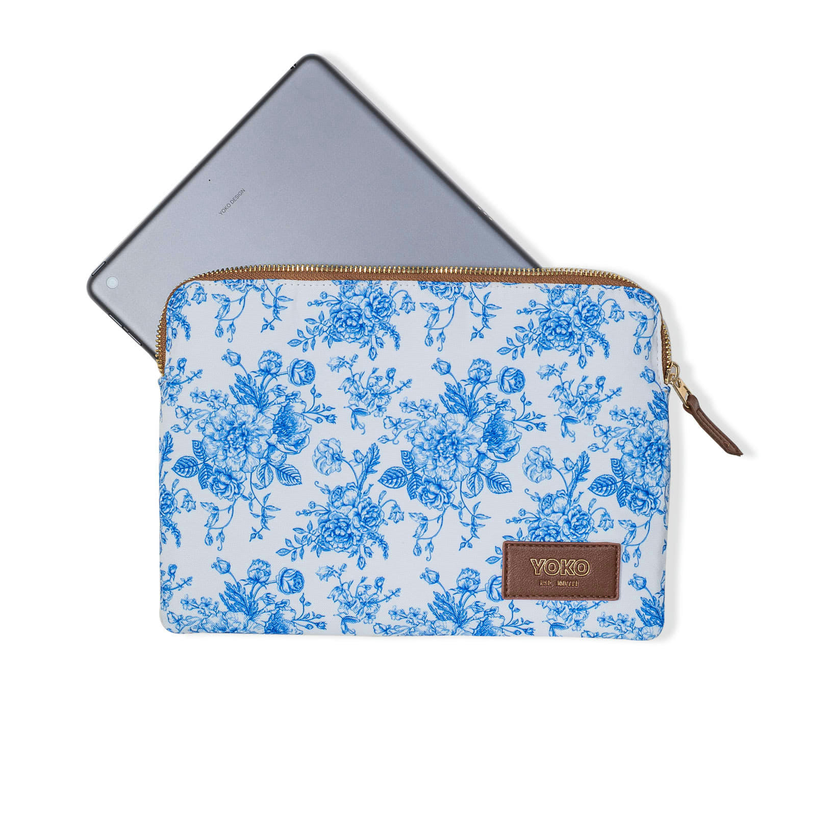 TOILE DE JOUY - Housse d'ipad & tablette Toile de Jouy RPET Bleu