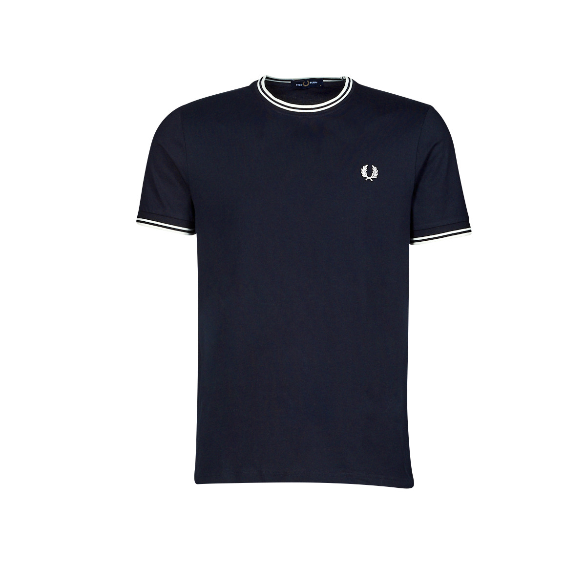 Fred Perry - TWIN TIPPED T-SHIRT - Marine