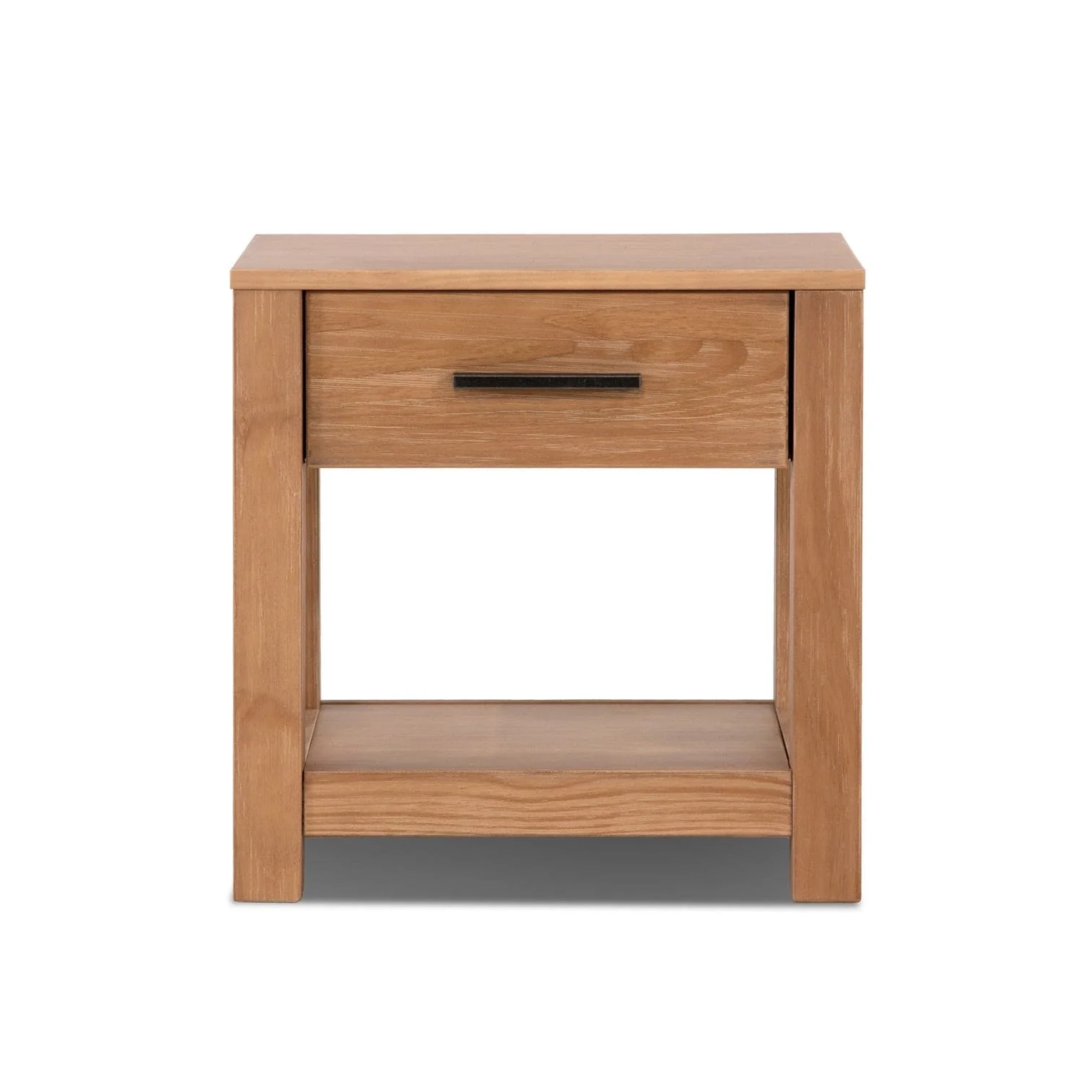Grain Wood Furniture Loft Solid Wood 1-drawer Nightstand