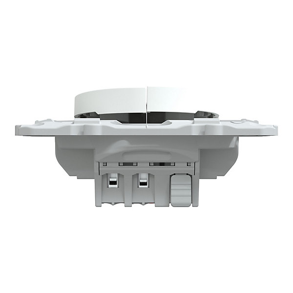 Interrupteur commande volet-roulant 2 boutons Schneider Electric Ovalis blanc