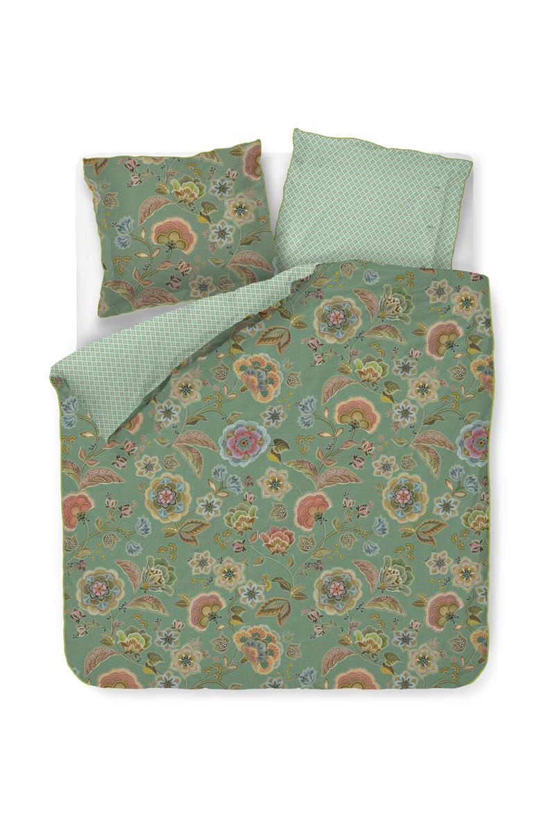 Pip Studio dekbedovertrek Matata - 240x200/220 cm - groen