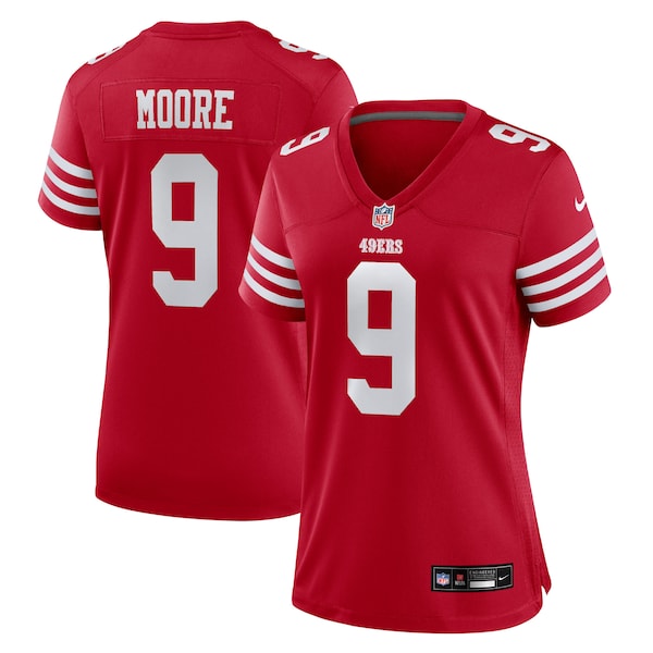 Skyy Moore San Francisco 49ers Nike Women's Team Game Jersey -  Scarlet