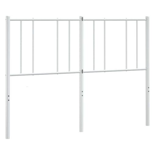 NNEVL Metal Headboard White 152 cm