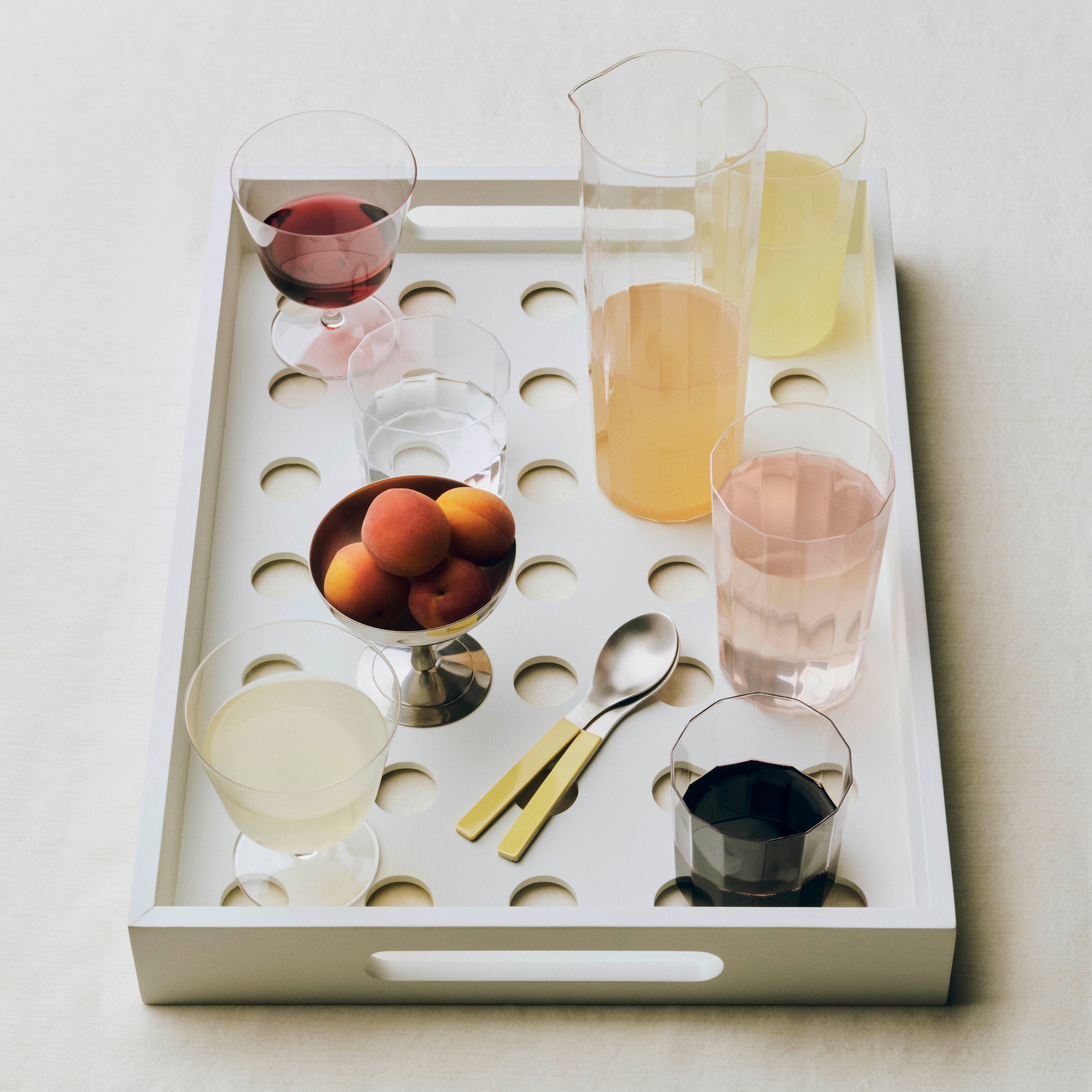 HAY Terrazza Dot Dienblad - Off-white