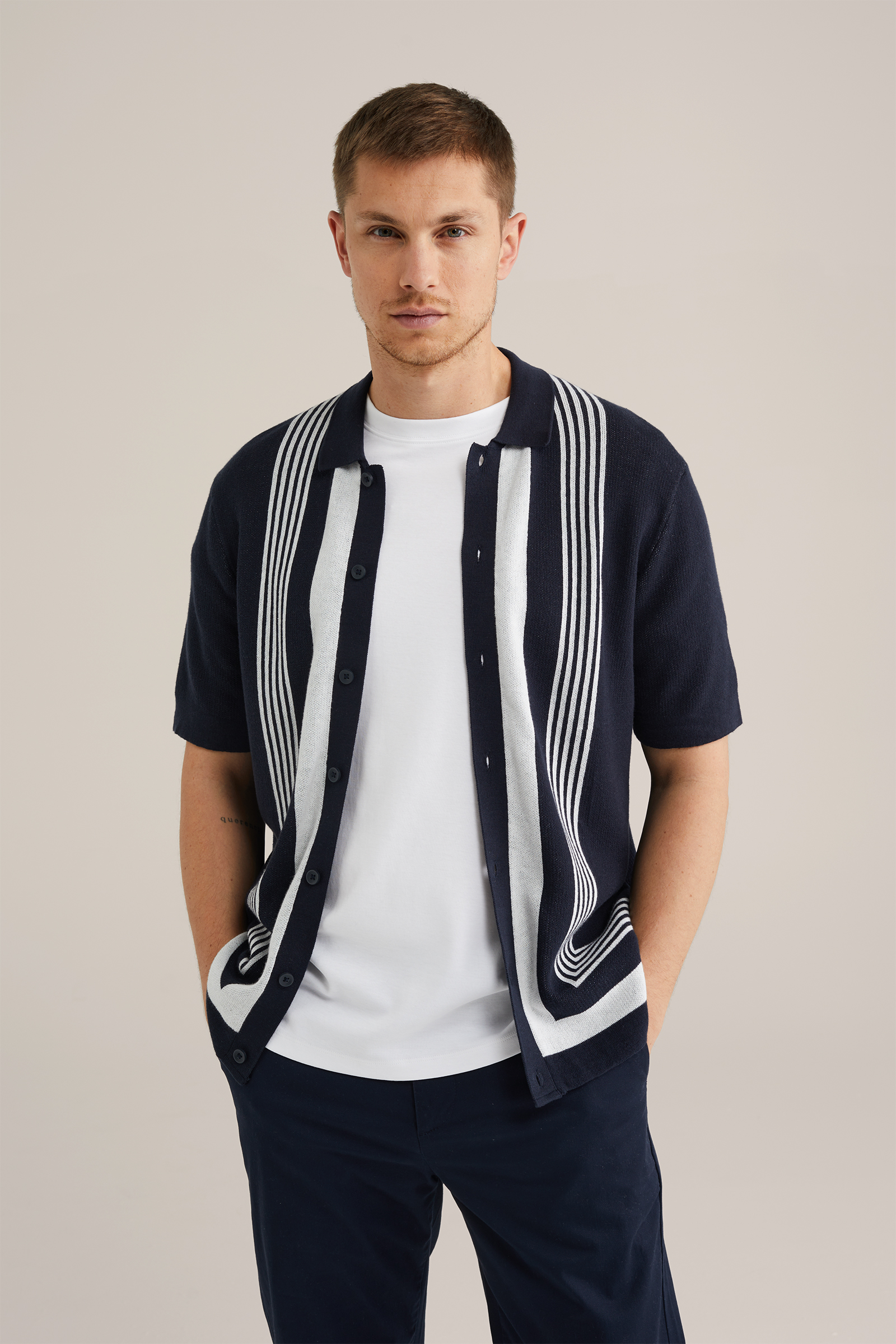 Heren Regular fit overhemd met print