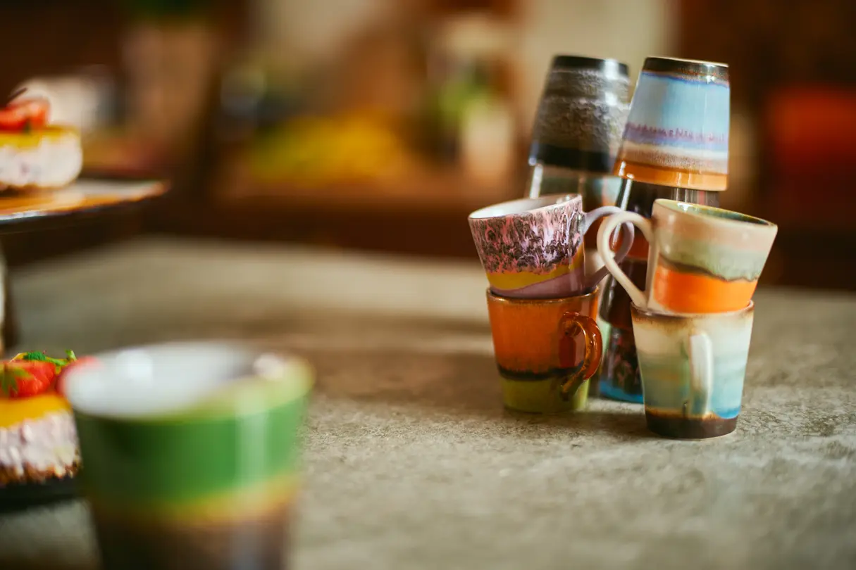 Tassen-Set 4-teilig 70'S