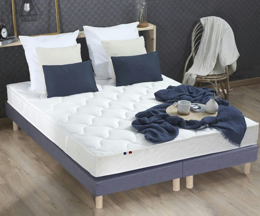 ESSENTIEL - Matelas 100% latex 3 zones alvéloé et respirant 160x200