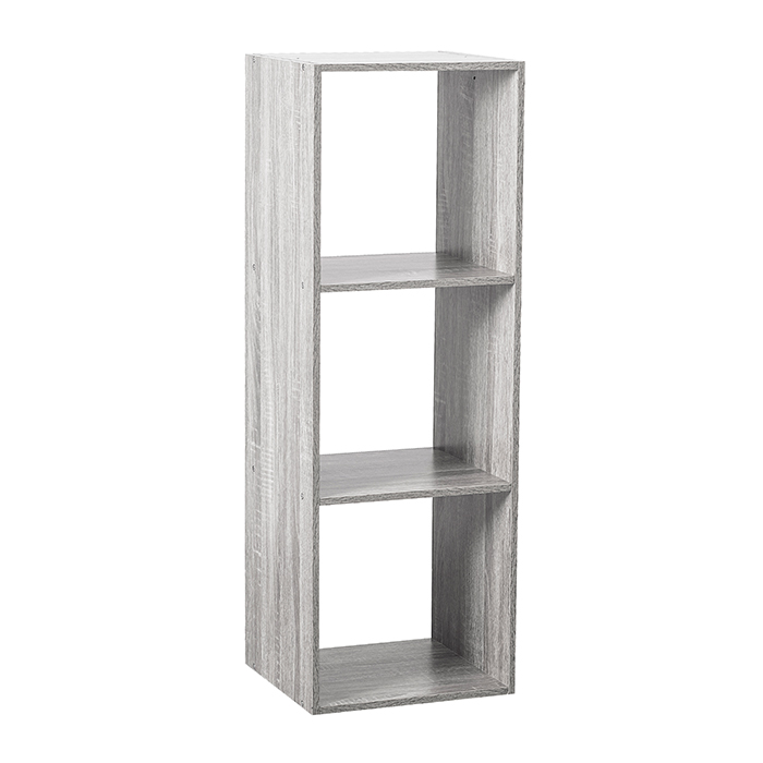 Estante cinza para 3 caixas MIXMODUL