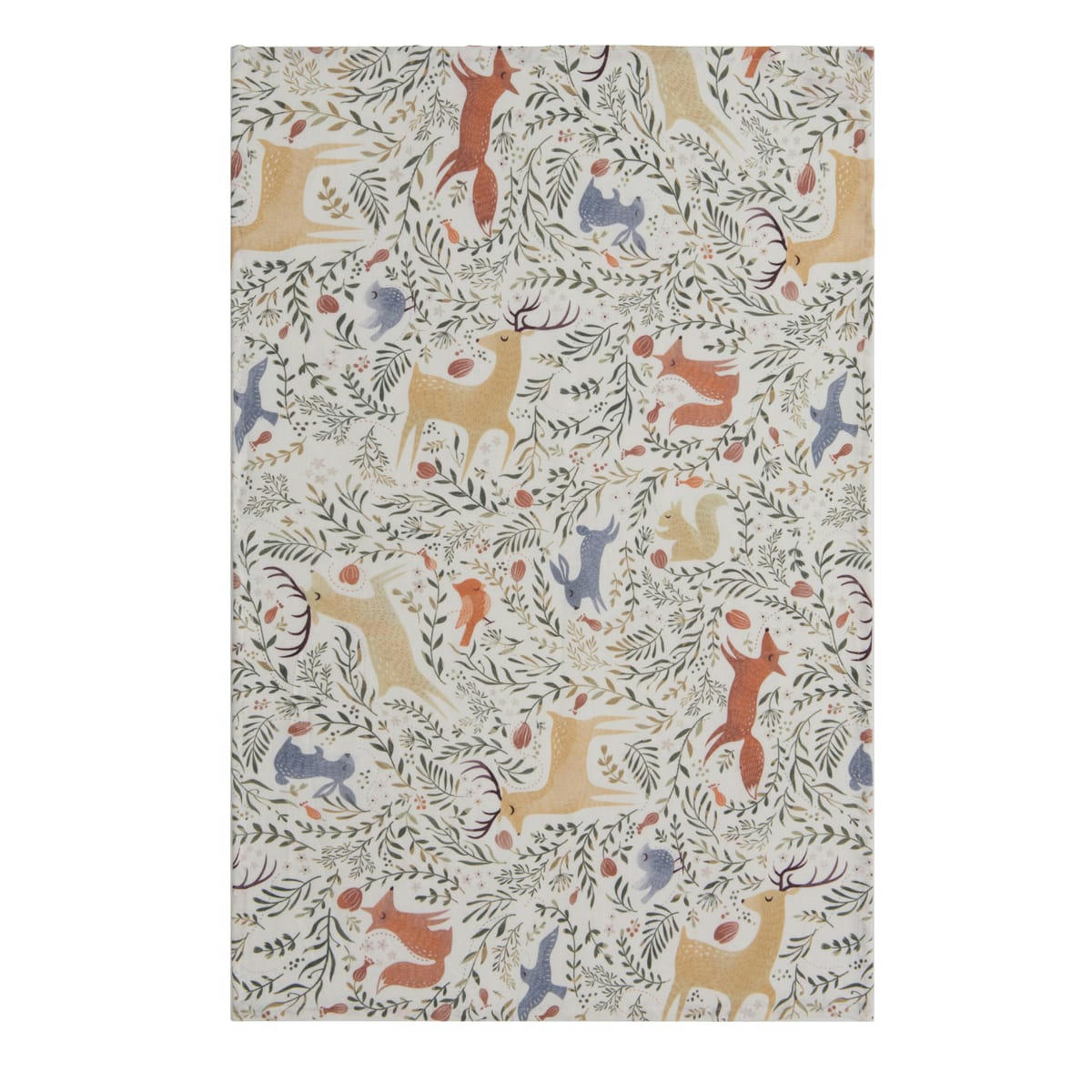 SWEET FOREST - Torchon en lin blanc 50x75