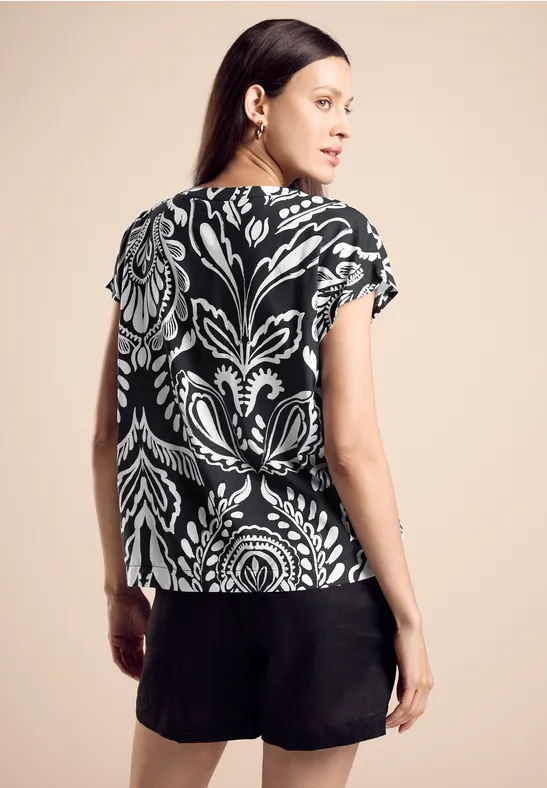 Bluse mit Print