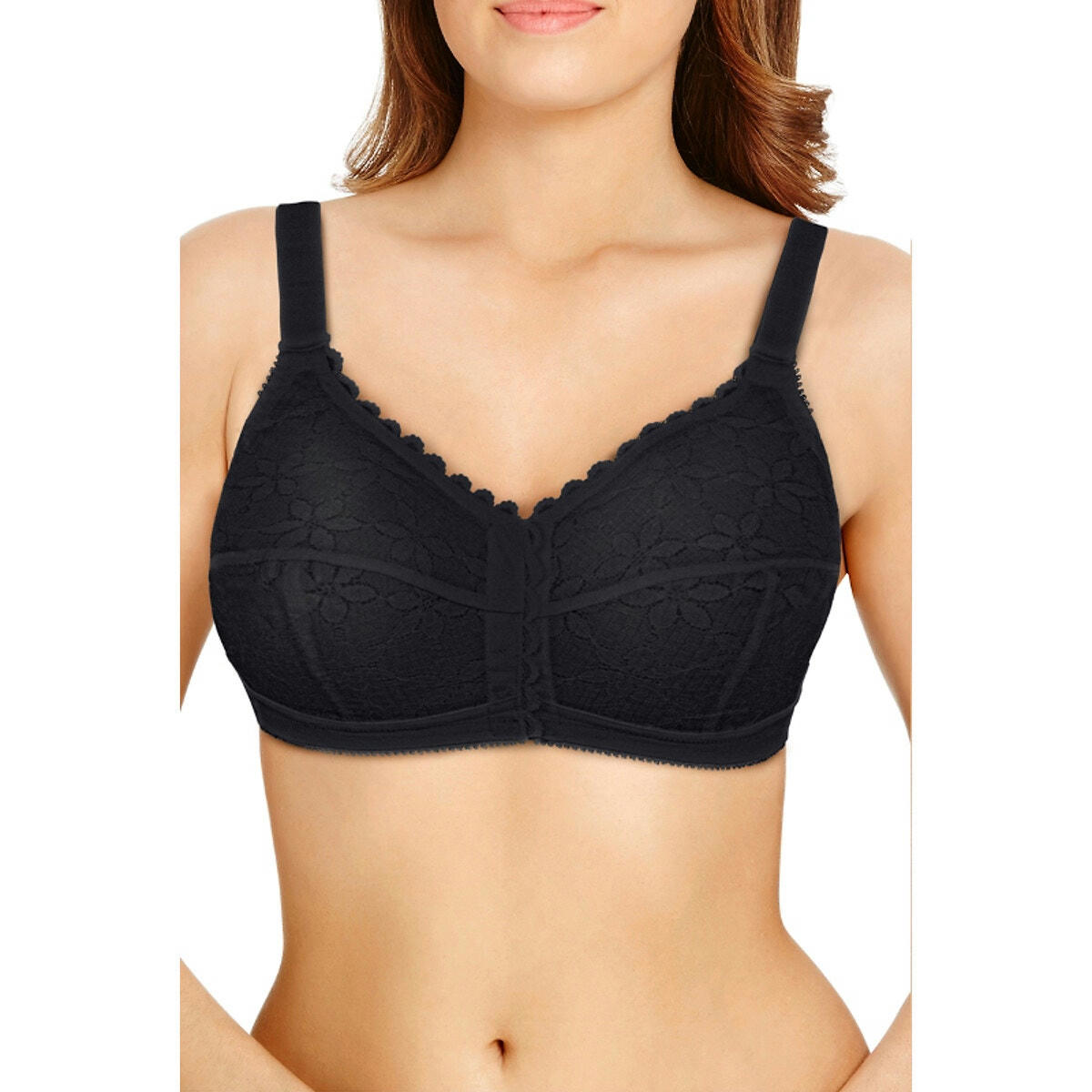 Soutien-gorge sans armatures, ouverture devant