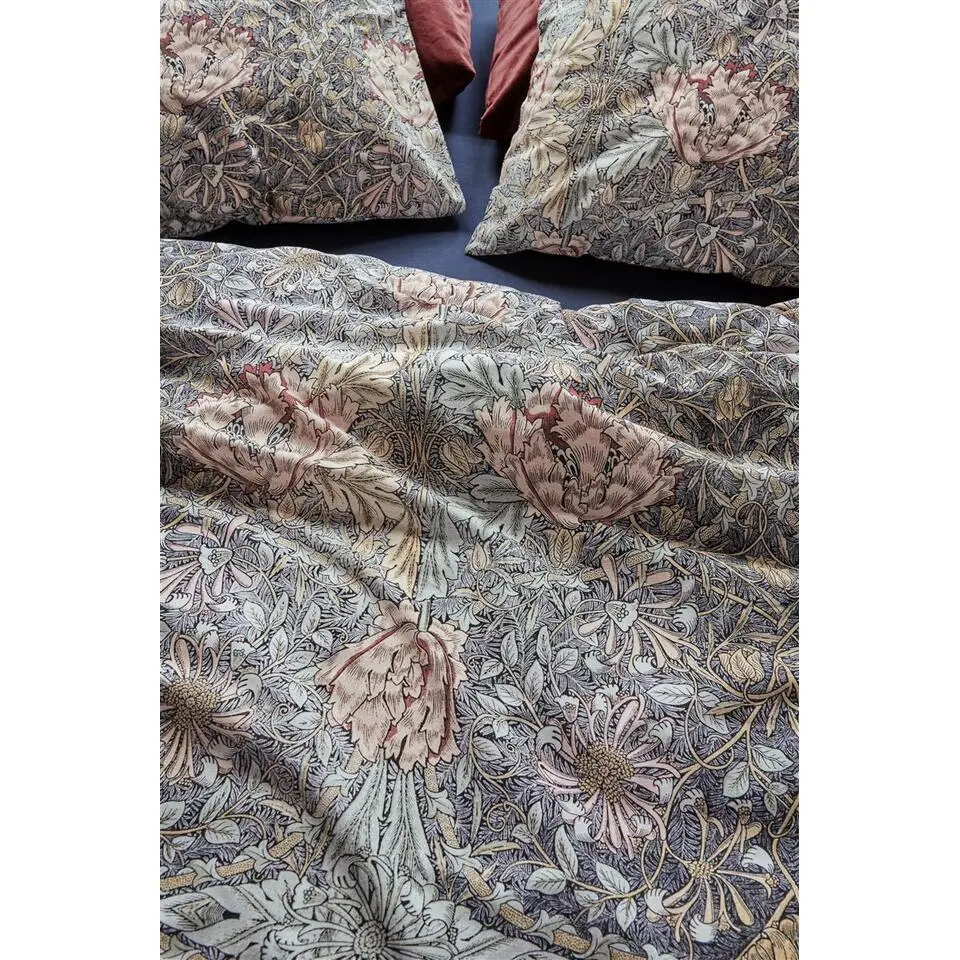 At Home by BeddingHouse Scene dekbedovertrek - 140x200/220 - Blauw