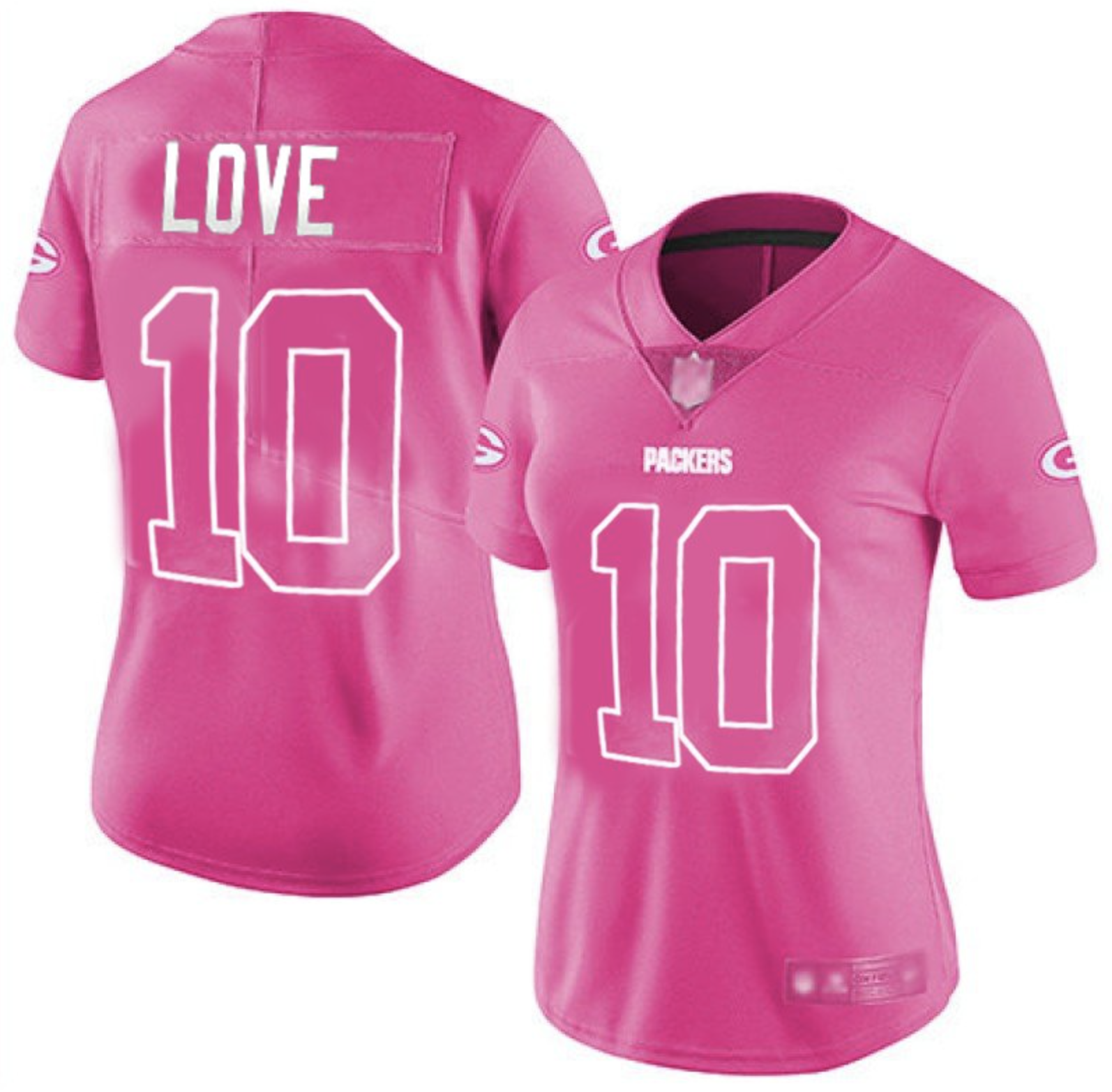 Jordan Love Green Bay Packers Nike Women's Fashion Jersey - Pink
