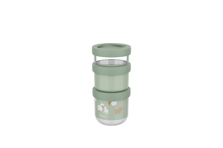 snackbox stack mio 3-delig - little farm