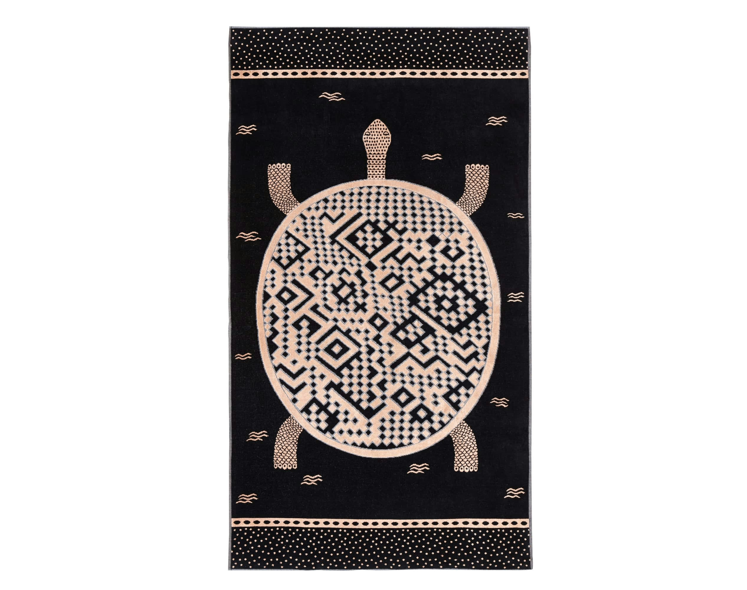 PELAGOS - Maxi drap de plage tortue Maori 100X180