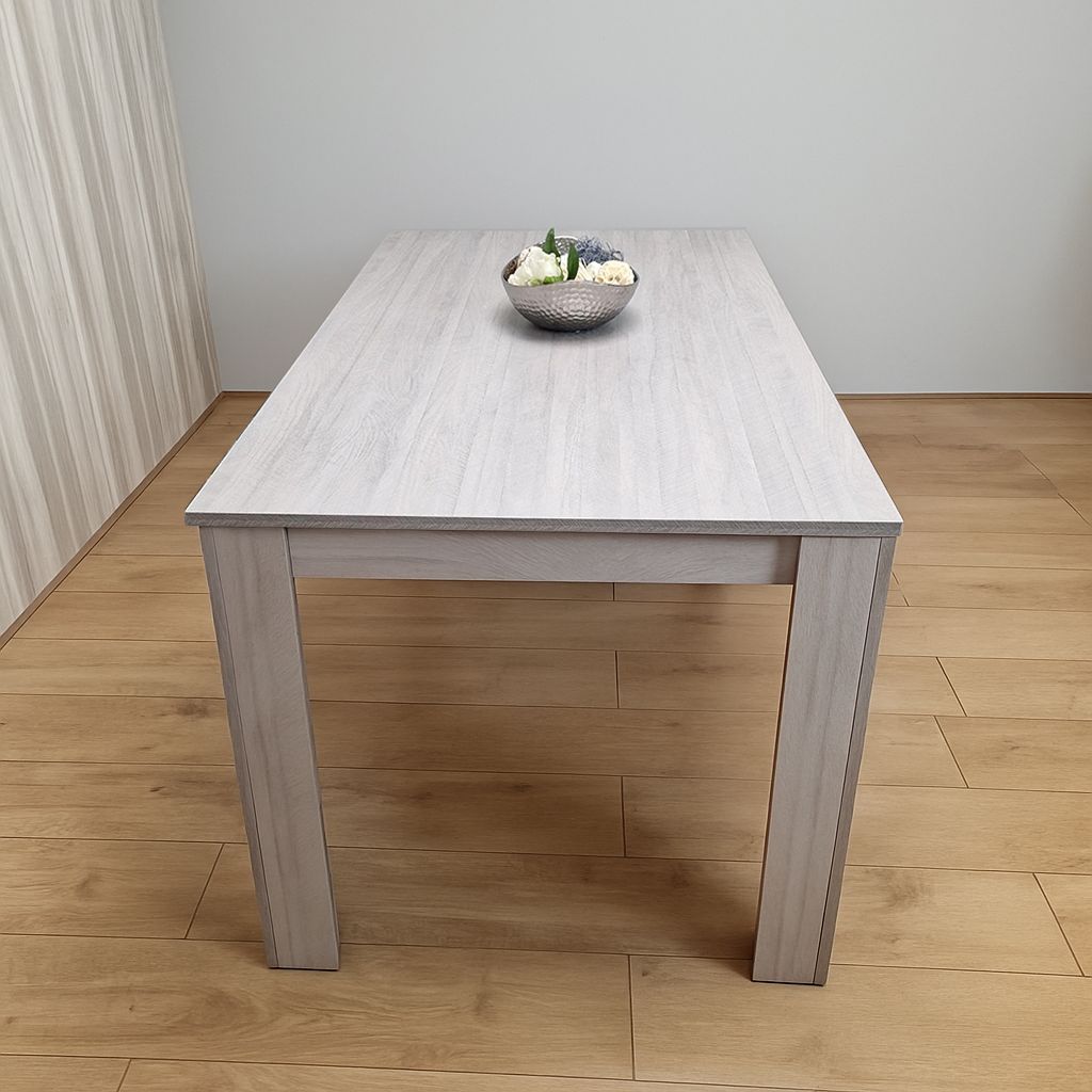 KOSY KOALA Modern Grey Dining Table and 4 Chairs Set, Kitchen Dining Set